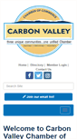 Mobile Screenshot of carbonvalleychamber.com
